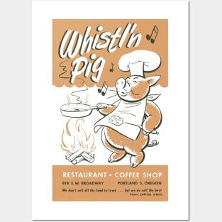 Whistl'n Pig - Portland OR Posters and Art